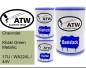 Preview: Chevrolet, Khaki Green Metallic, 17U / WA224L / 44V: 500ml Lackdose + 500ml Klarlack + 250ml Härter - Set, von ATW Autoteile West.